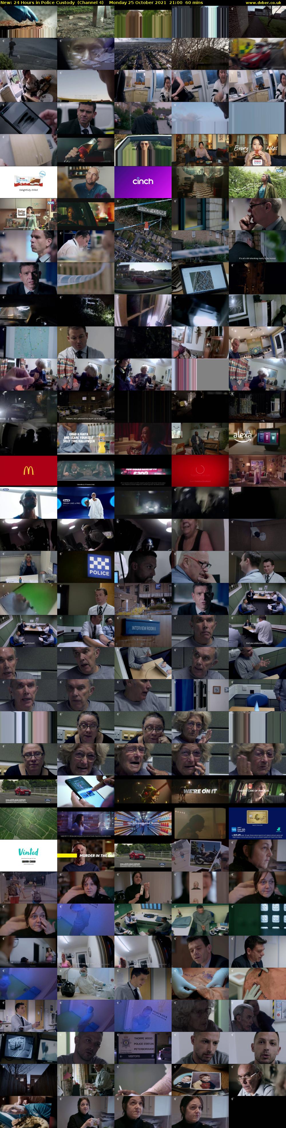 24 Hours in Police Custody (Channel 4) Monday 25 October 2021 21:00 - 22:00