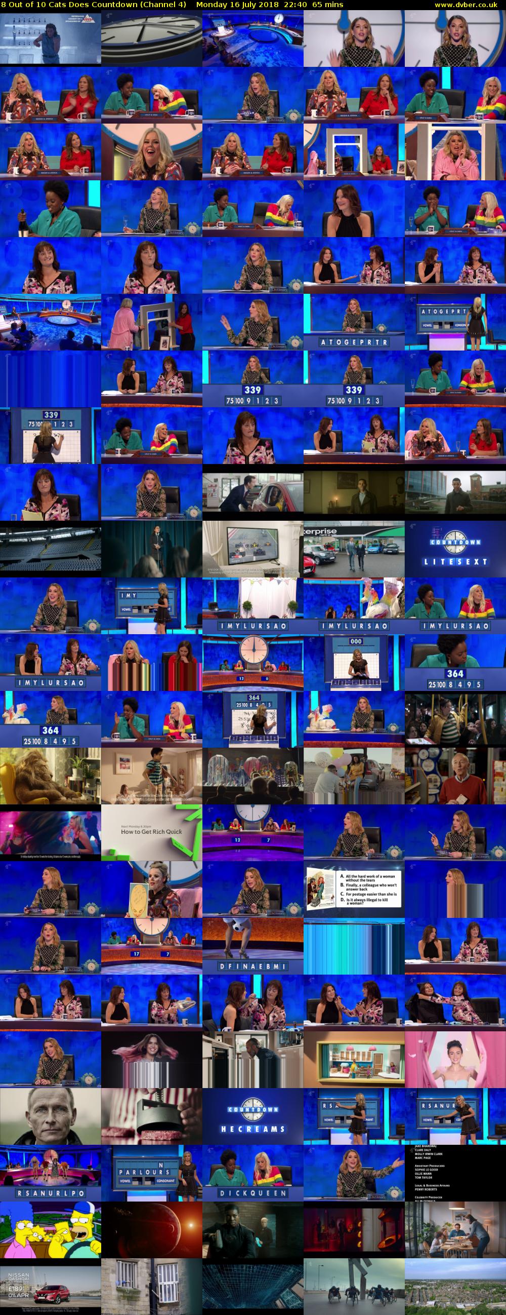 8 Out of 10 Cats Does Countdown (Channel 4) Monday 16 July 2018 22:40 - 23:45
