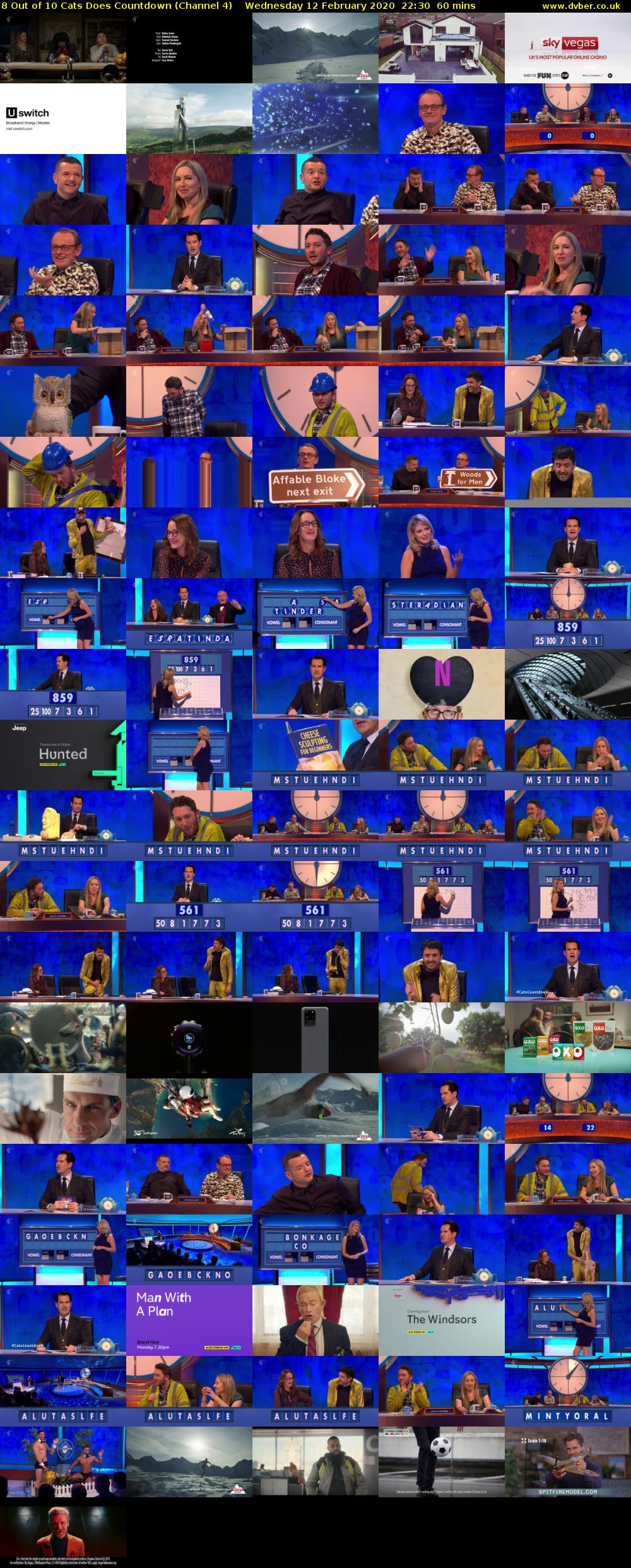8 Out of 10 Cats Does Countdown (Channel 4) Wednesday 12 February 2020 22:30 - 23:30