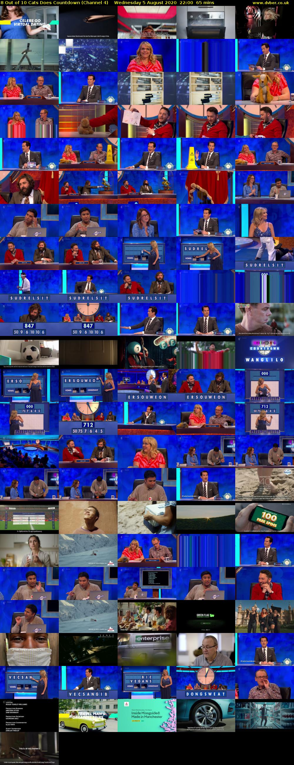 8 Out of 10 Cats Does Countdown (Channel 4) Wednesday 5 August 2020 22:00 - 23:05