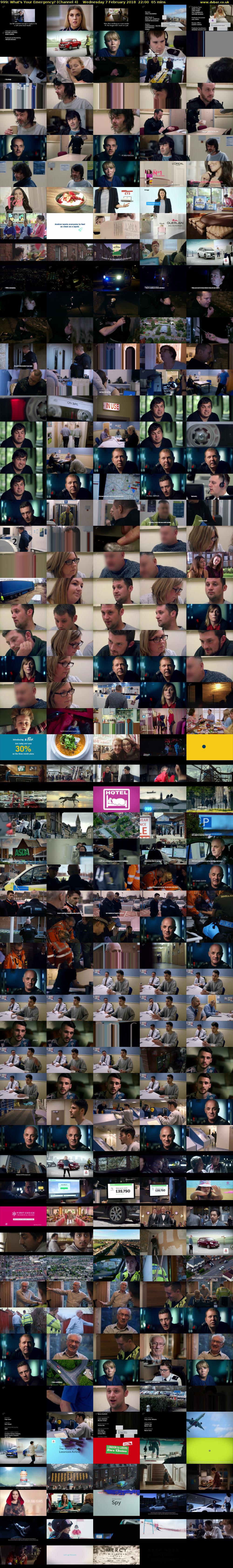 999: What's Your Emergency? (Channel 4) Wednesday 7 February 2018 22:00 - 23:05