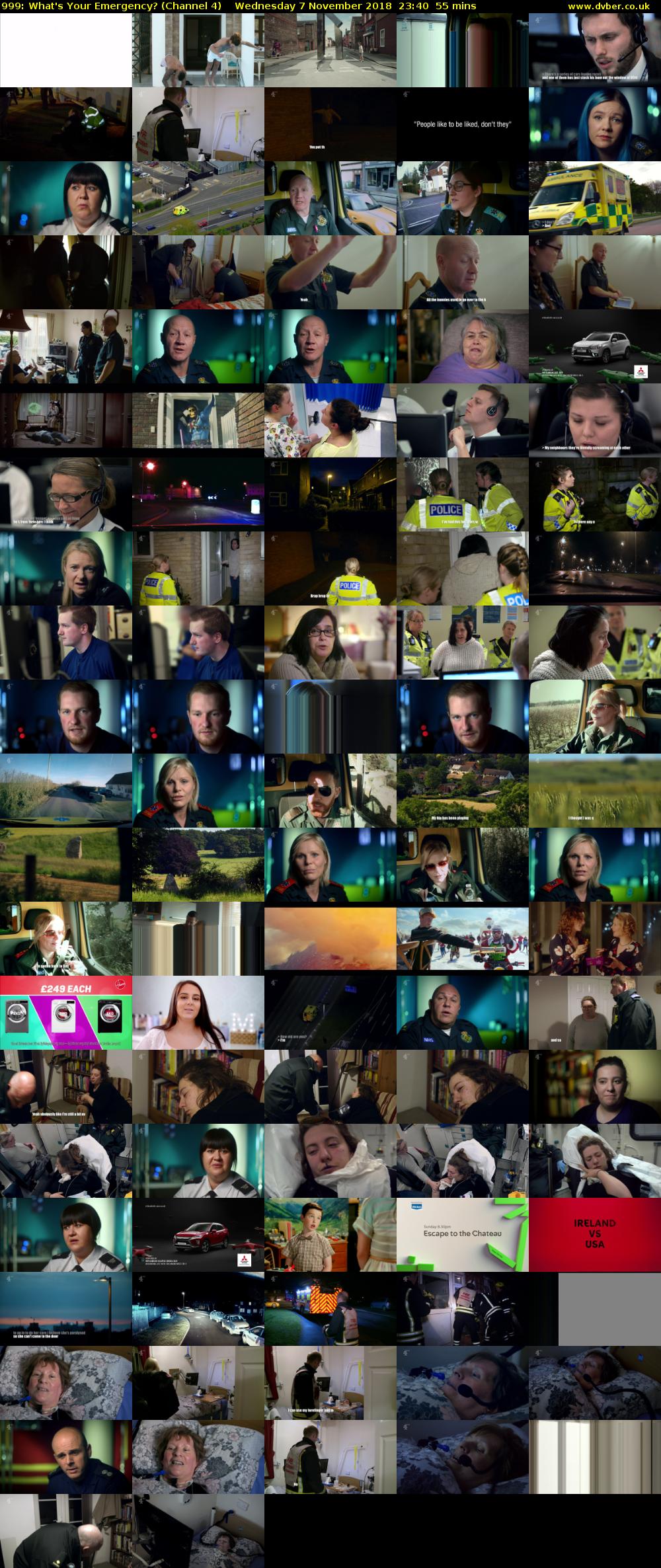999: What's Your Emergency? (Channel 4) Wednesday 7 November 2018 23:40 - 00:35