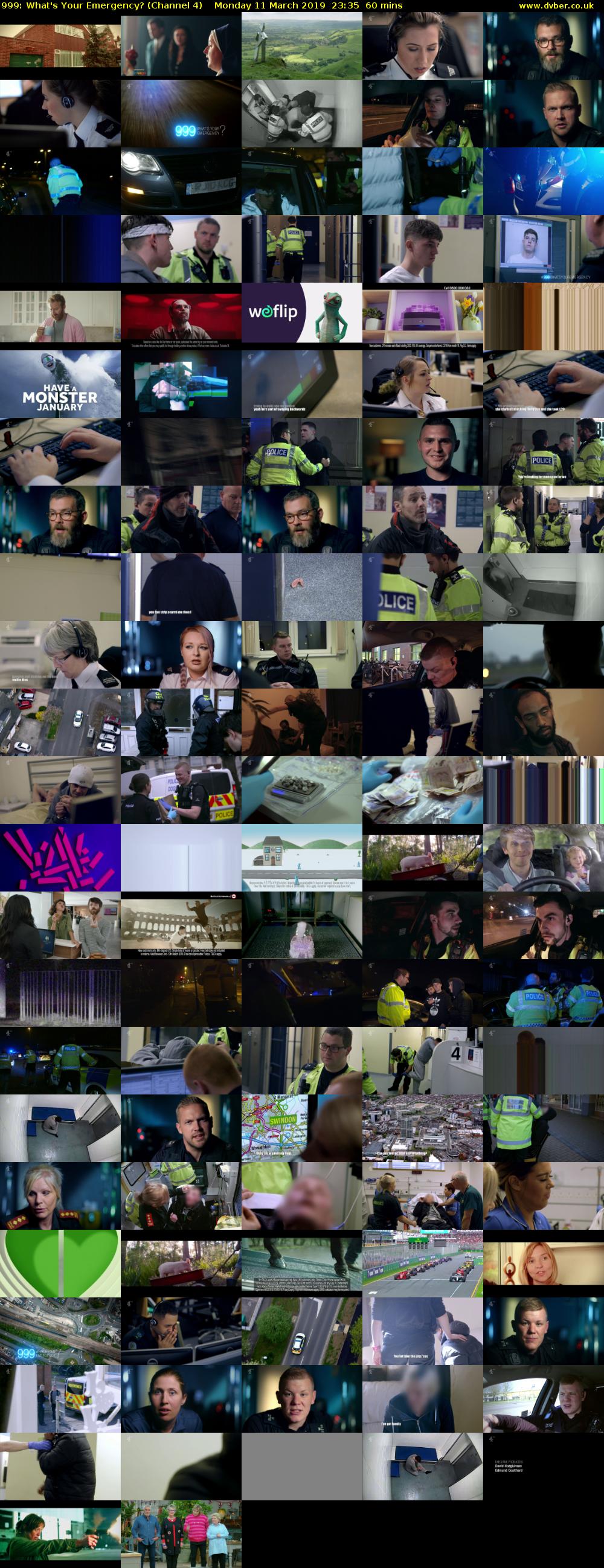 999: What's Your Emergency? (Channel 4) Monday 11 March 2019 23:35 - 00:35