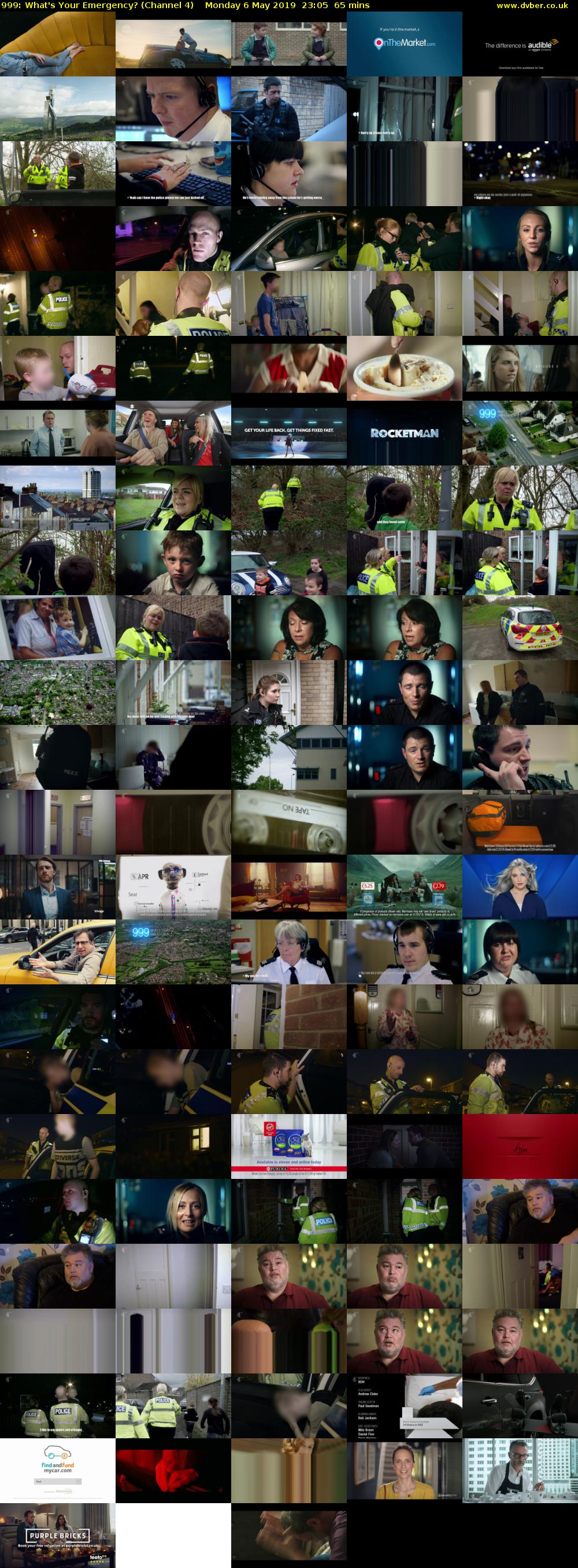 999: What's Your Emergency? (Channel 4) Monday 6 May 2019 23:05 - 00:10