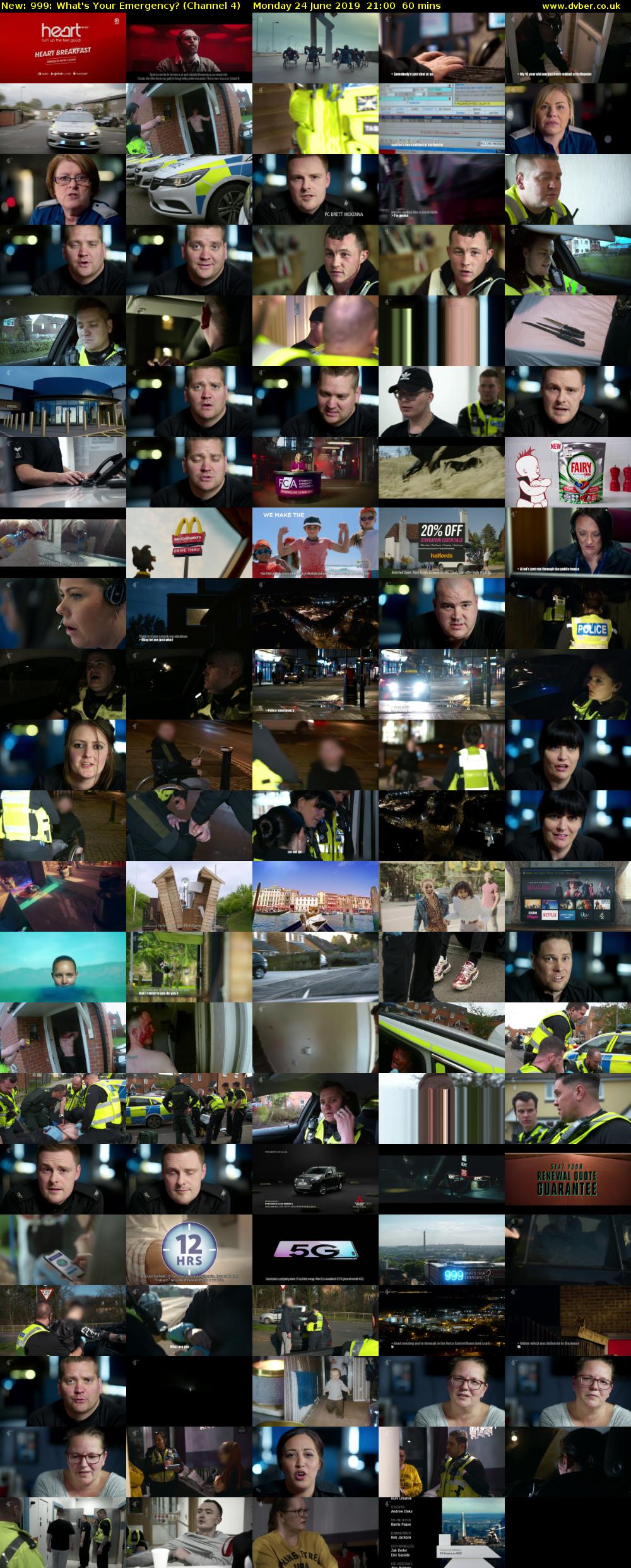 999: What's Your Emergency? (Channel 4) Monday 24 June 2019 21:00 - 22:00
