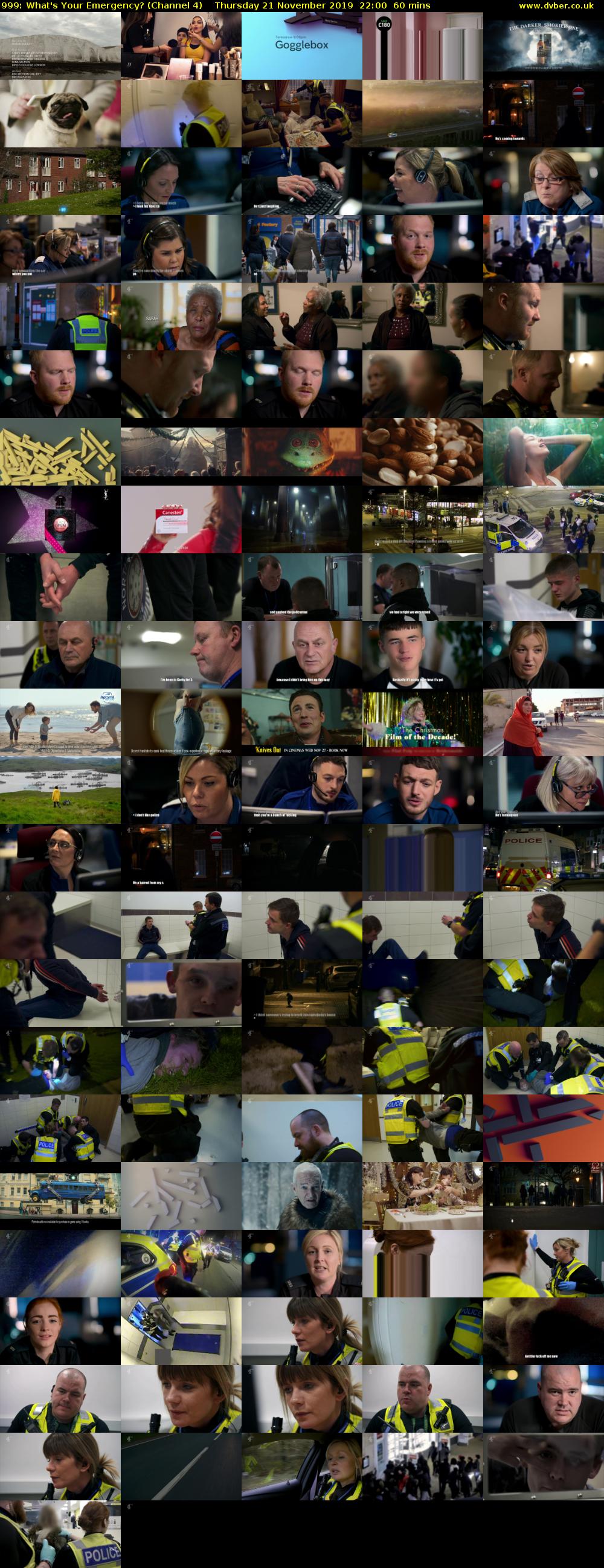 999: What's Your Emergency? (Channel 4) Thursday 21 November 2019 22:00 - 23:00