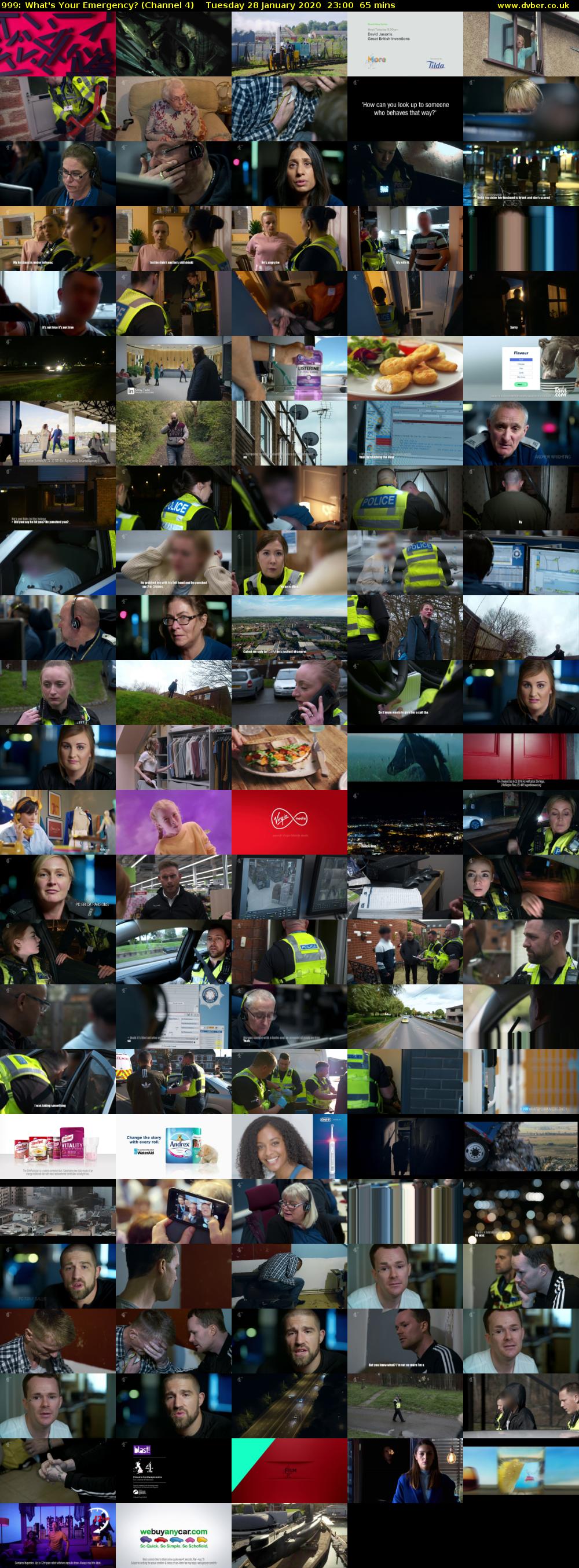 999: What's Your Emergency? (Channel 4) Tuesday 28 January 2020 23:00 - 00:05
