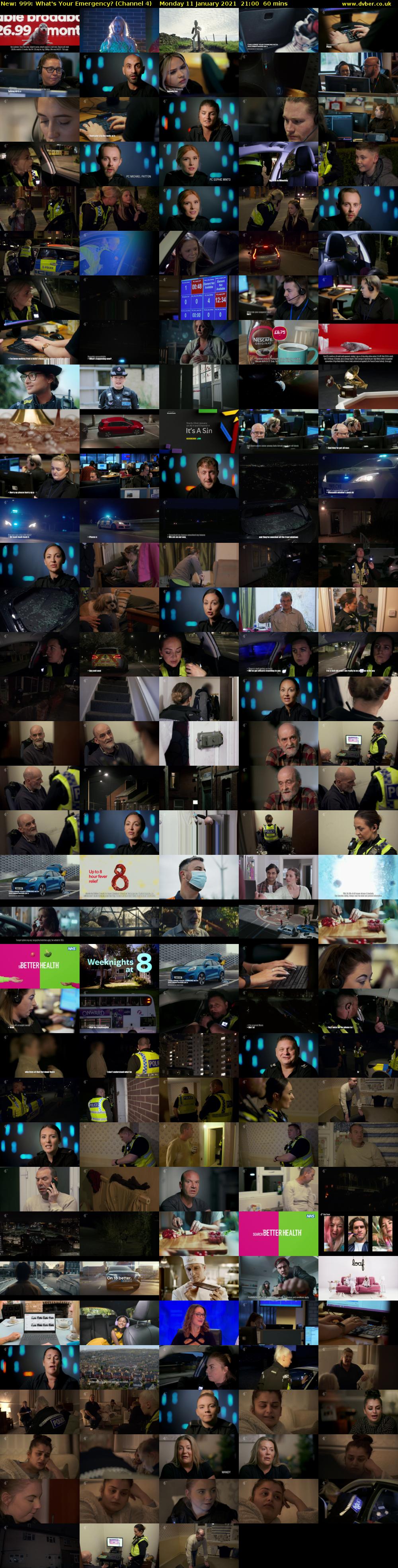 999: What's Your Emergency? (Channel 4) Monday 11 January 2021 21:00 - 22:00