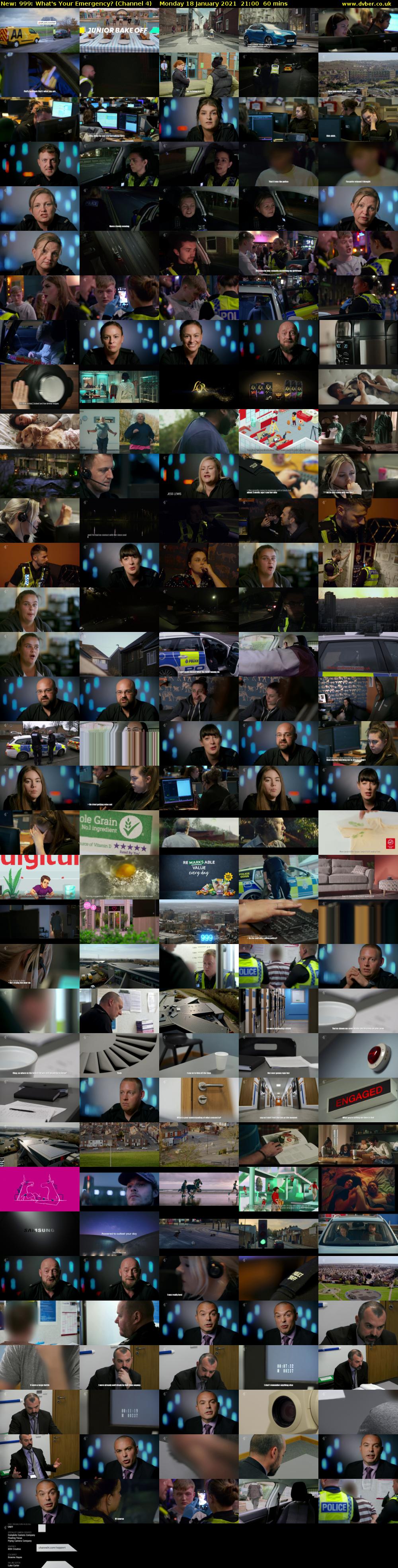 999: What's Your Emergency? (Channel 4) Monday 18 January 2021 21:00 - 22:00