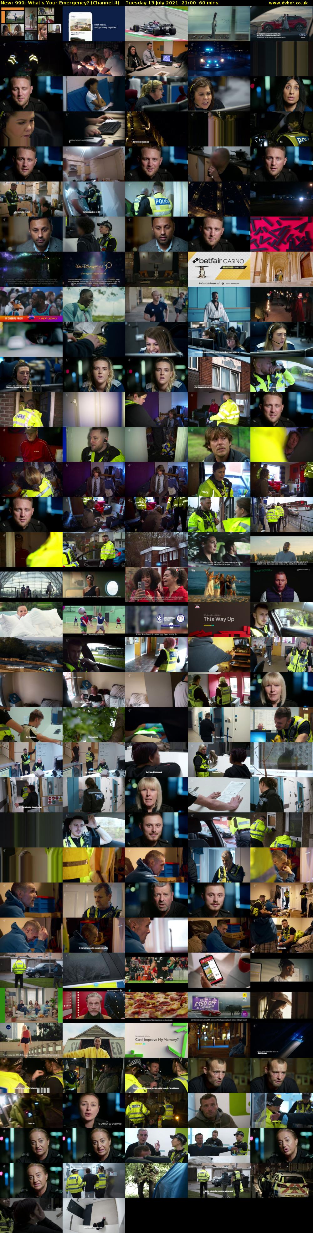 999: What's Your Emergency? (Channel 4) Tuesday 13 July 2021 21:00 - 22:00