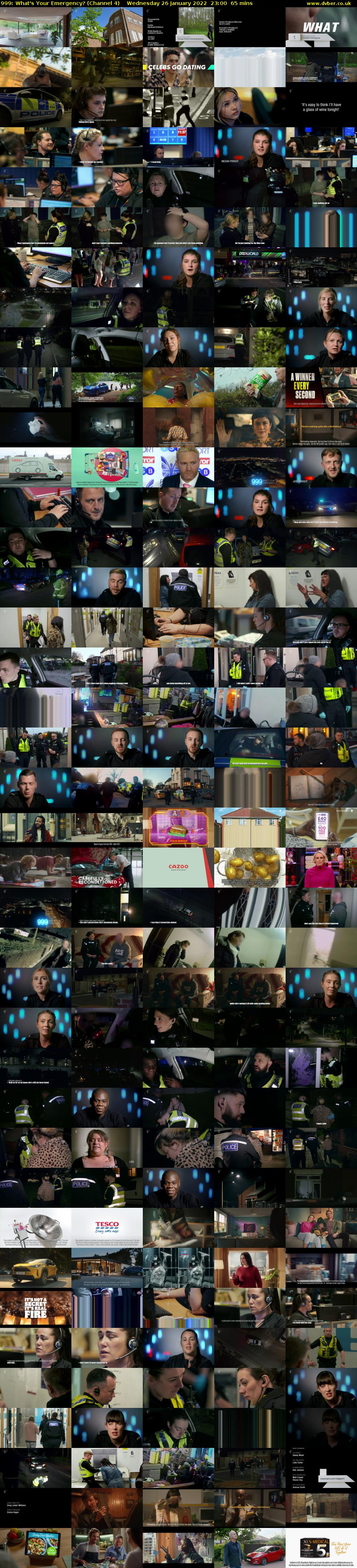 999: What's Your Emergency? (Channel 4) Wednesday 26 January 2022 23:00 - 00:05