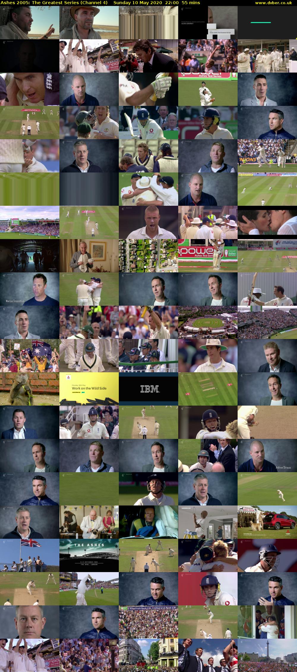 Ashes 2005: The Greatest Series (Channel 4) Sunday 10 May 2020 22:00 - 22:55