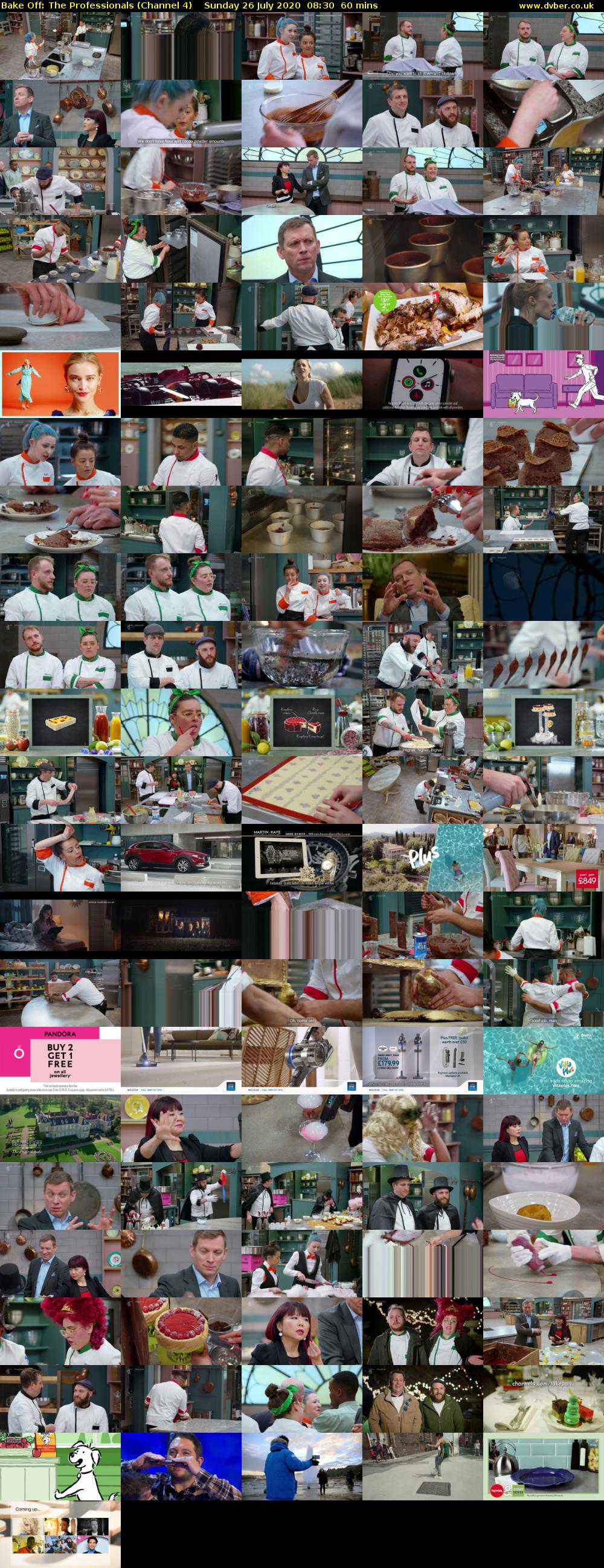 Bake Off: The Professionals (Channel 4) Sunday 26 July 2020 08:30 - 09:30