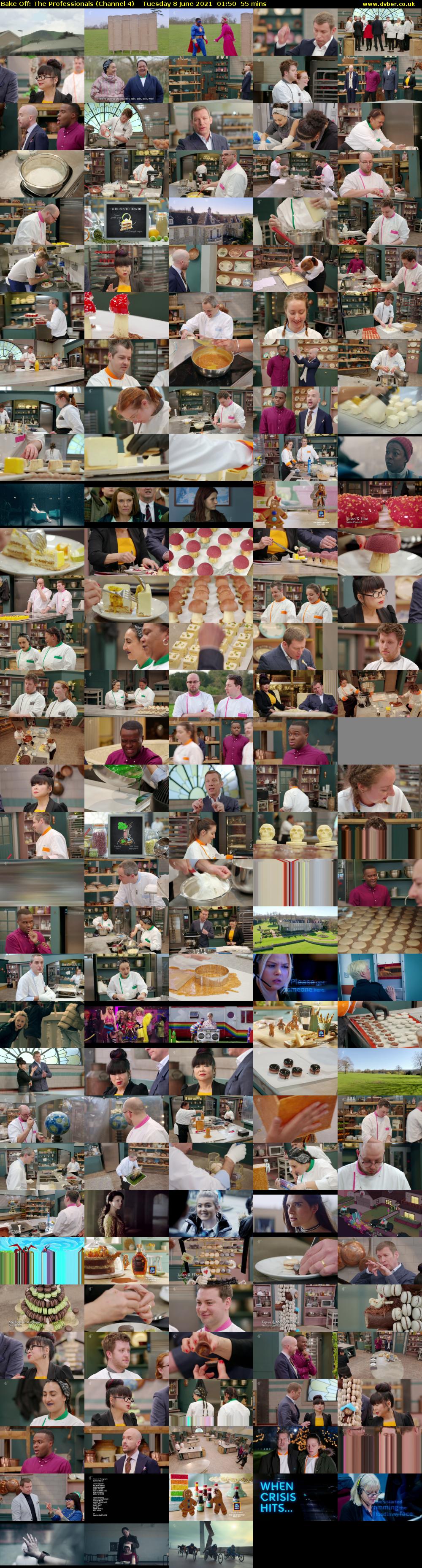 Bake Off: The Professionals (Channel 4) Tuesday 8 June 2021 01:50 - 02:45