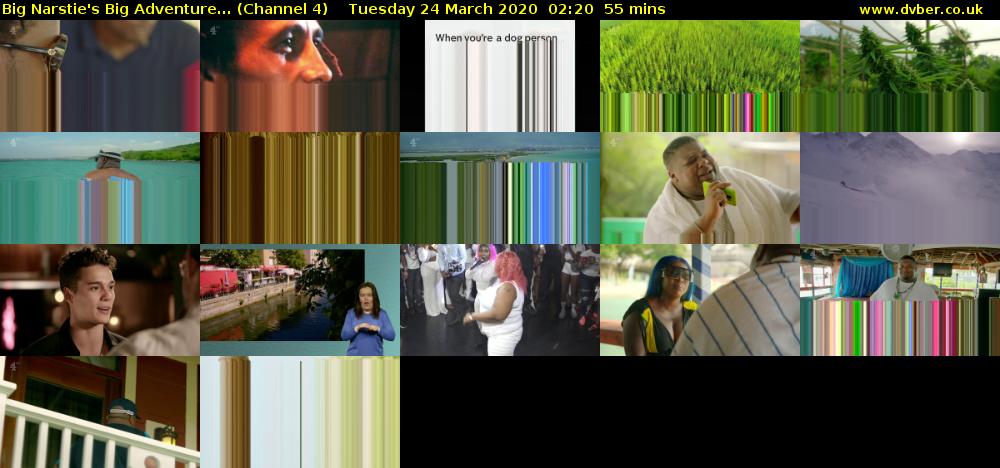 Big Narstie's Big Adventure... (Channel 4) Tuesday 24 March 2020 02:20 - 03:15