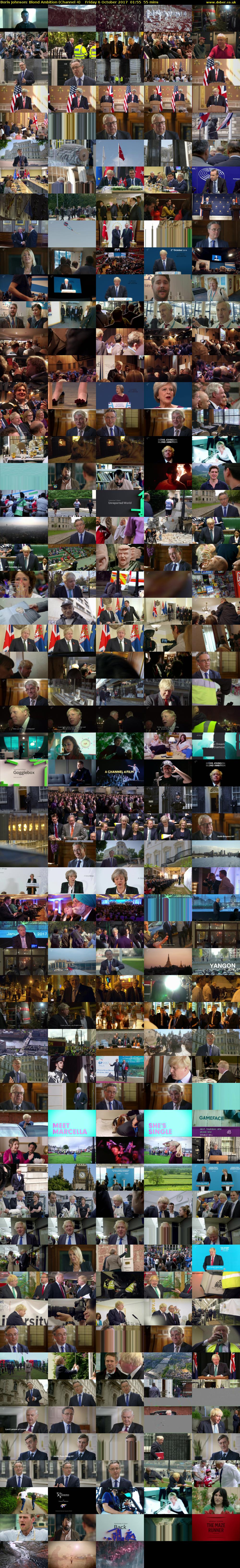 Boris Johnson: Blond Ambition (Channel 4) Friday 6 October 2017 01:55 - 02:50