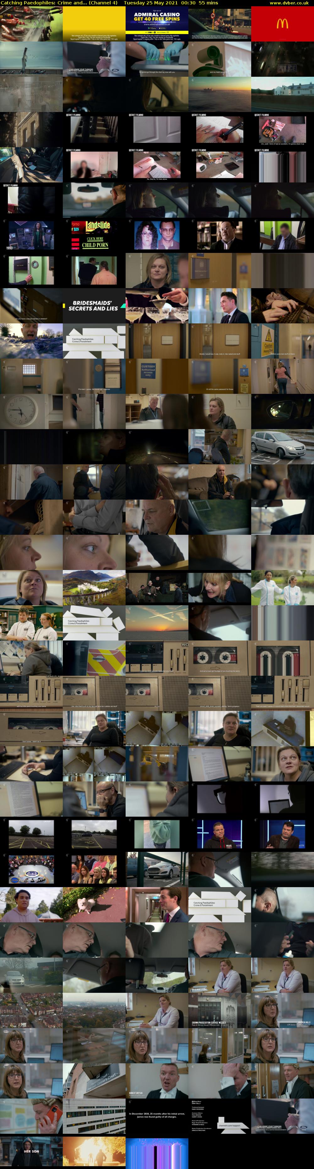 Catching Paedophiles: Crime and... (Channel 4) Tuesday 25 May 2021 00:30 - 01:25