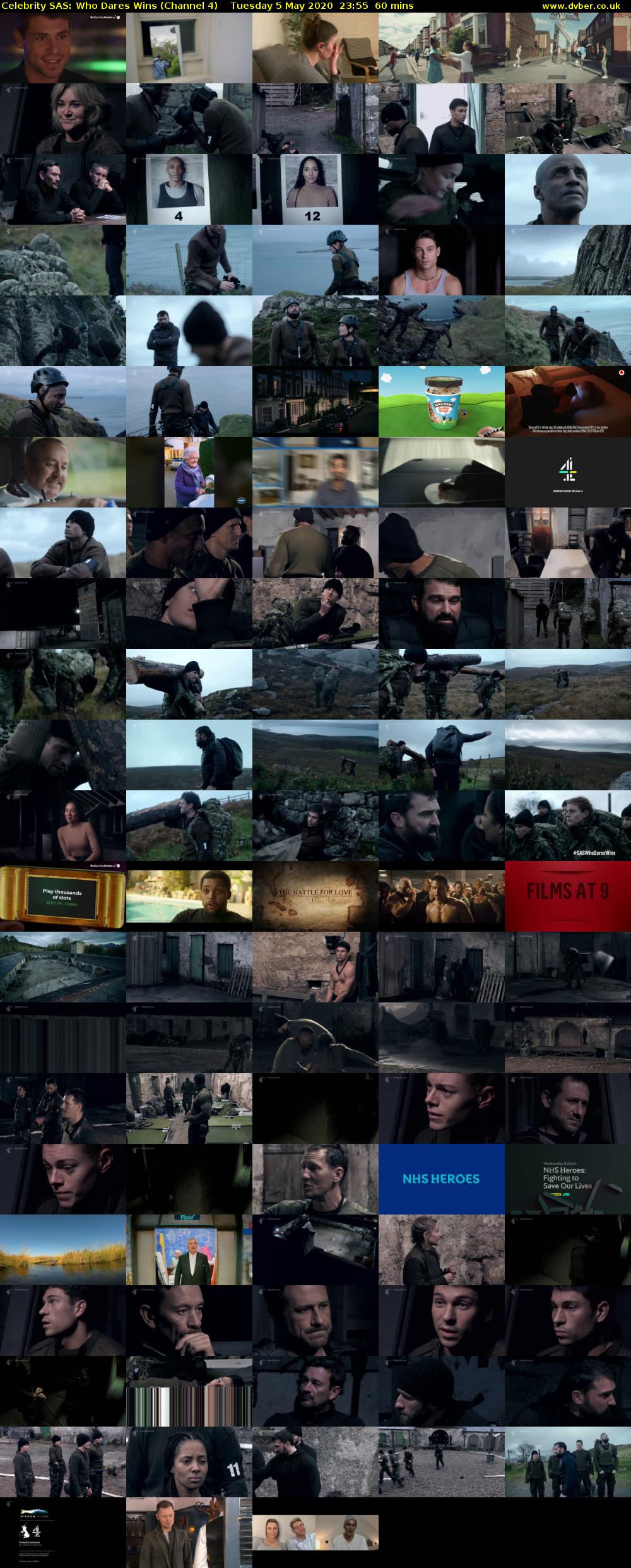 Celebrity SAS: Who Dares Wins (Channel 4) Tuesday 5 May 2020 23:55 - 00:55