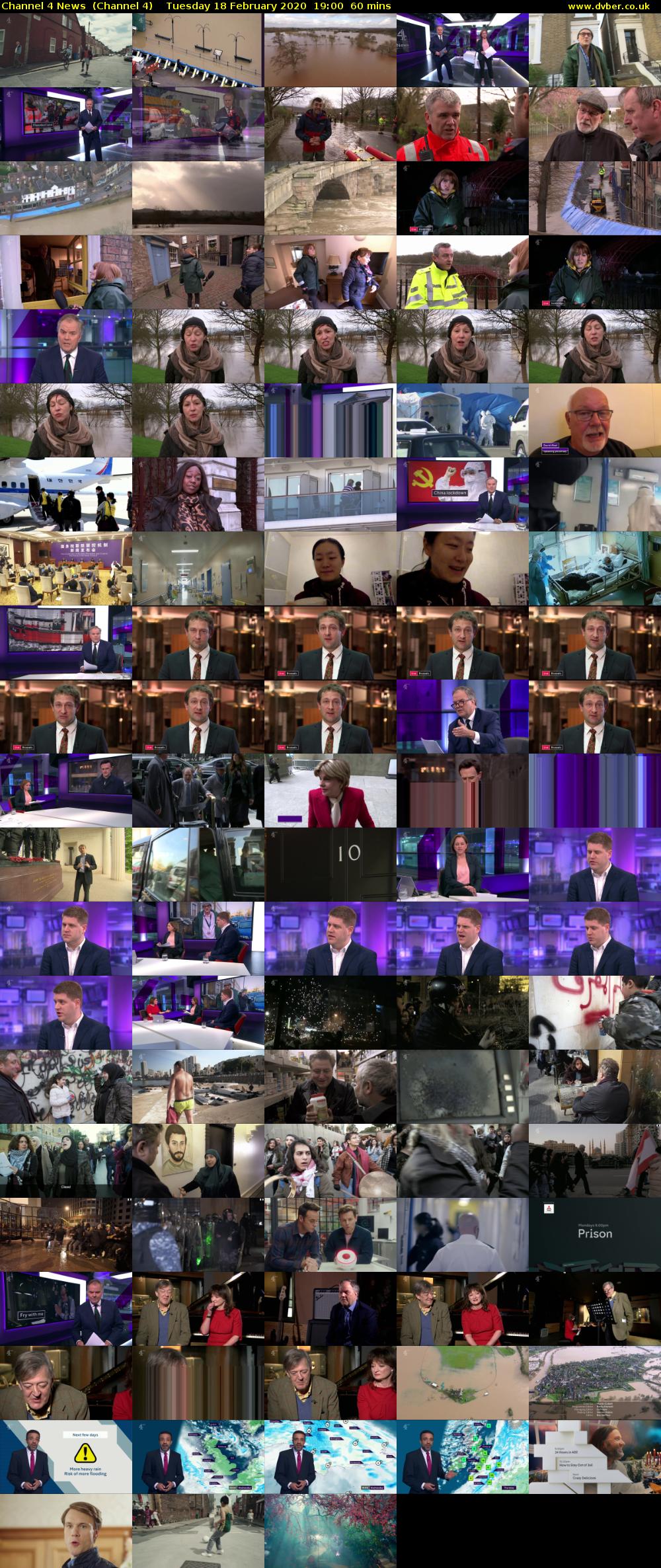 Channel 4 News  (Channel 4) Tuesday 18 February 2020 19:00 - 20:00