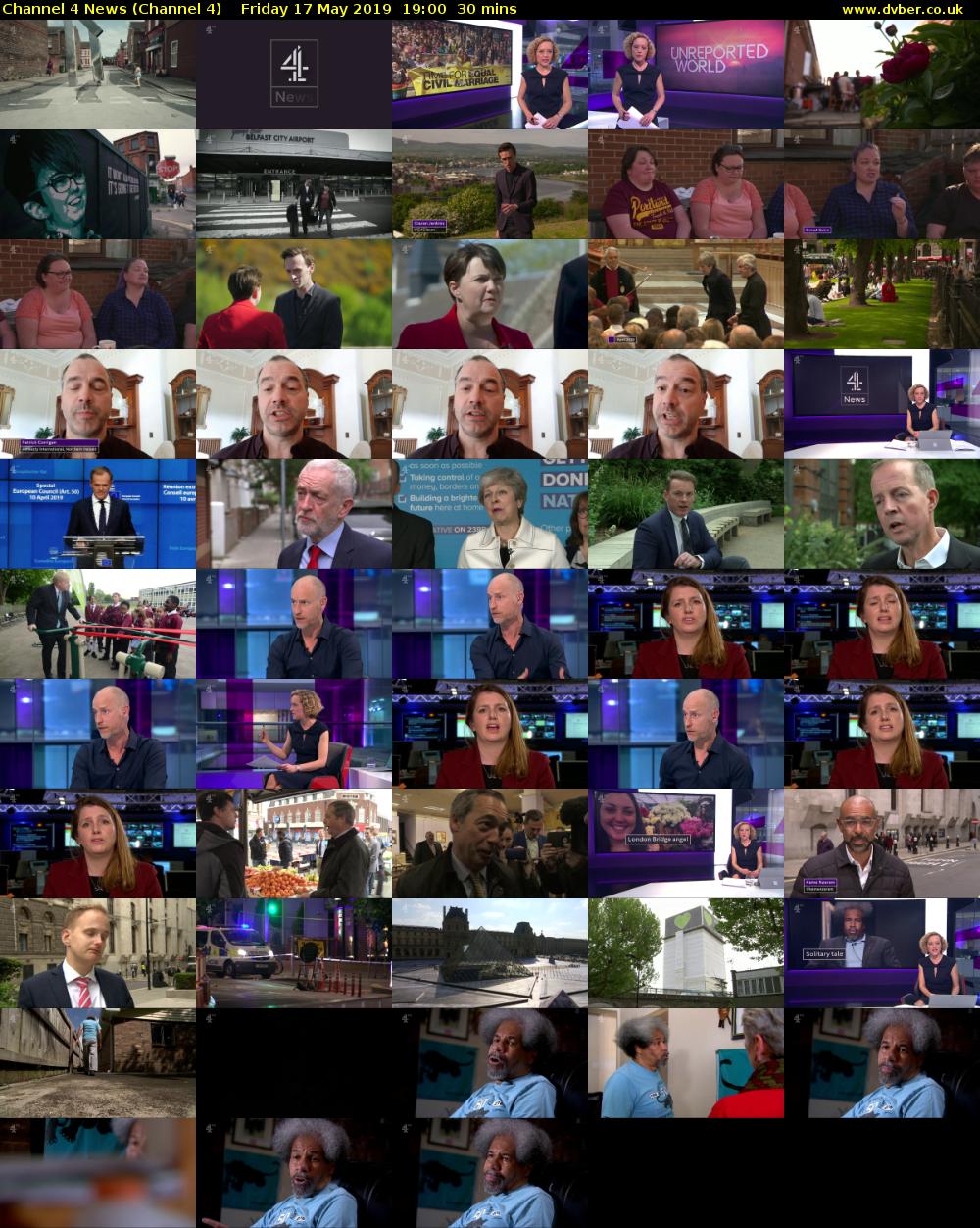 Channel 4 News (Channel 4) Friday 17 May 2019 19:00 - 19:30