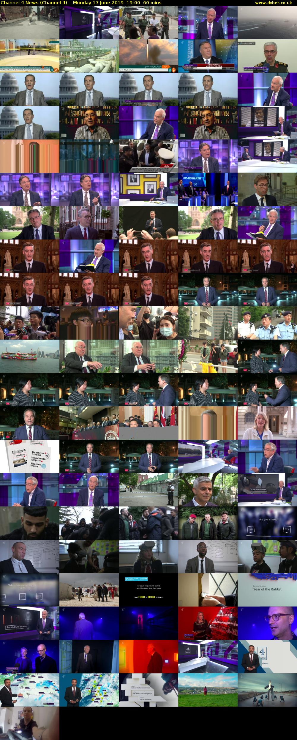 Channel 4 News (Channel 4) Monday 17 June 2019 19:00 - 20:00
