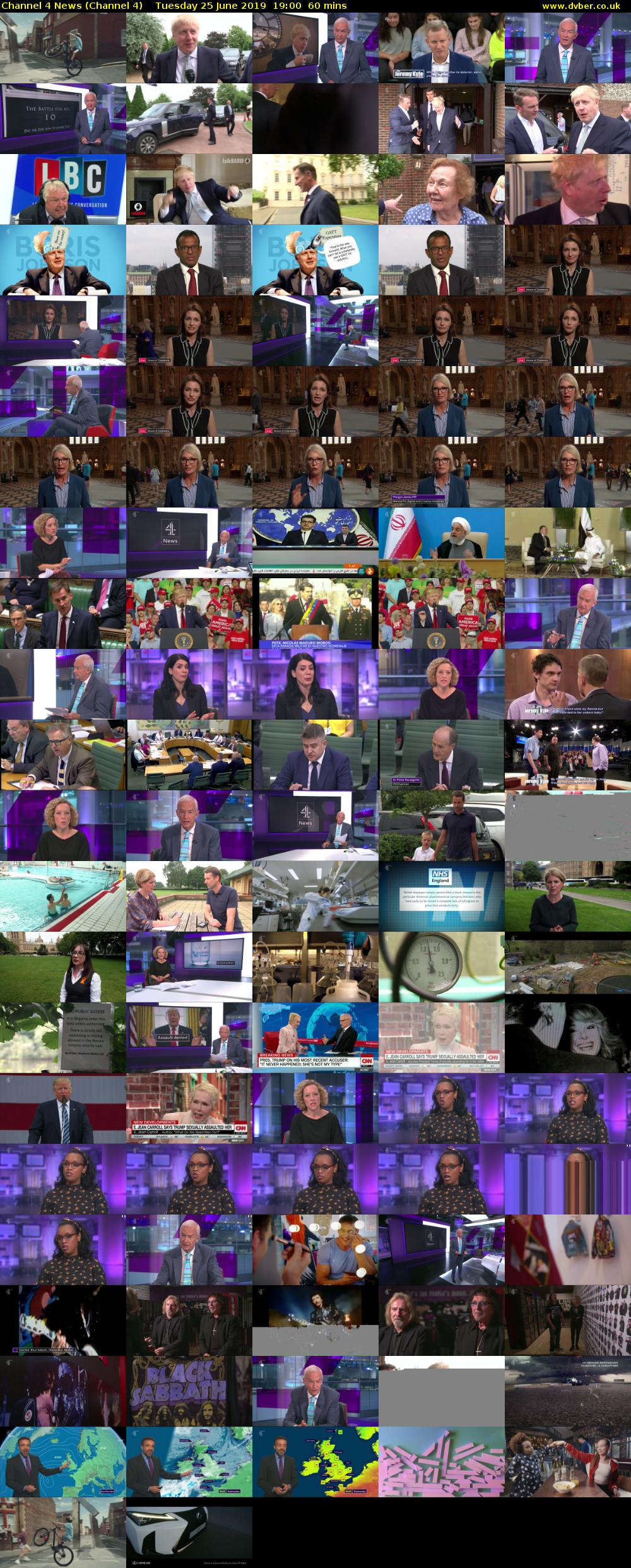 Channel 4 News (Channel 4) Tuesday 25 June 2019 19:00 - 20:00