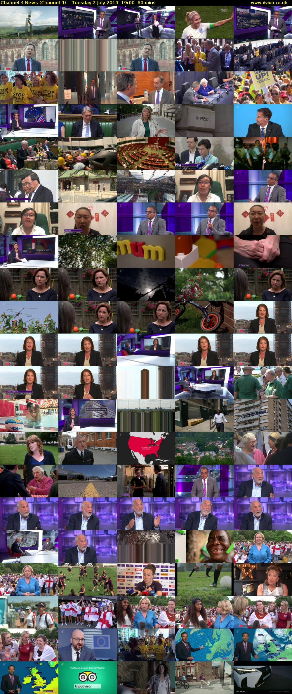 Channel 4 News (Channel 4) Tuesday 2 July 2019 19:00 - 20:00