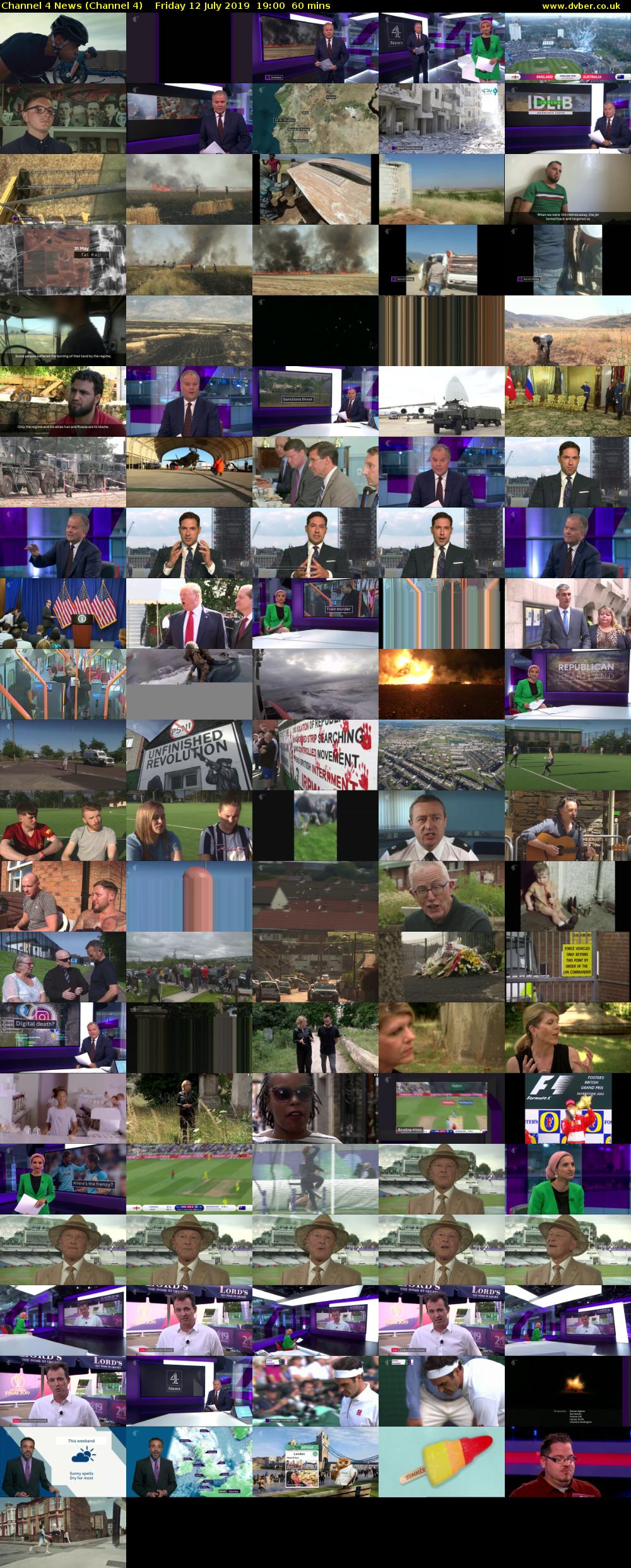 Channel 4 News (Channel 4) Friday 12 July 2019 19:00 - 20:00
