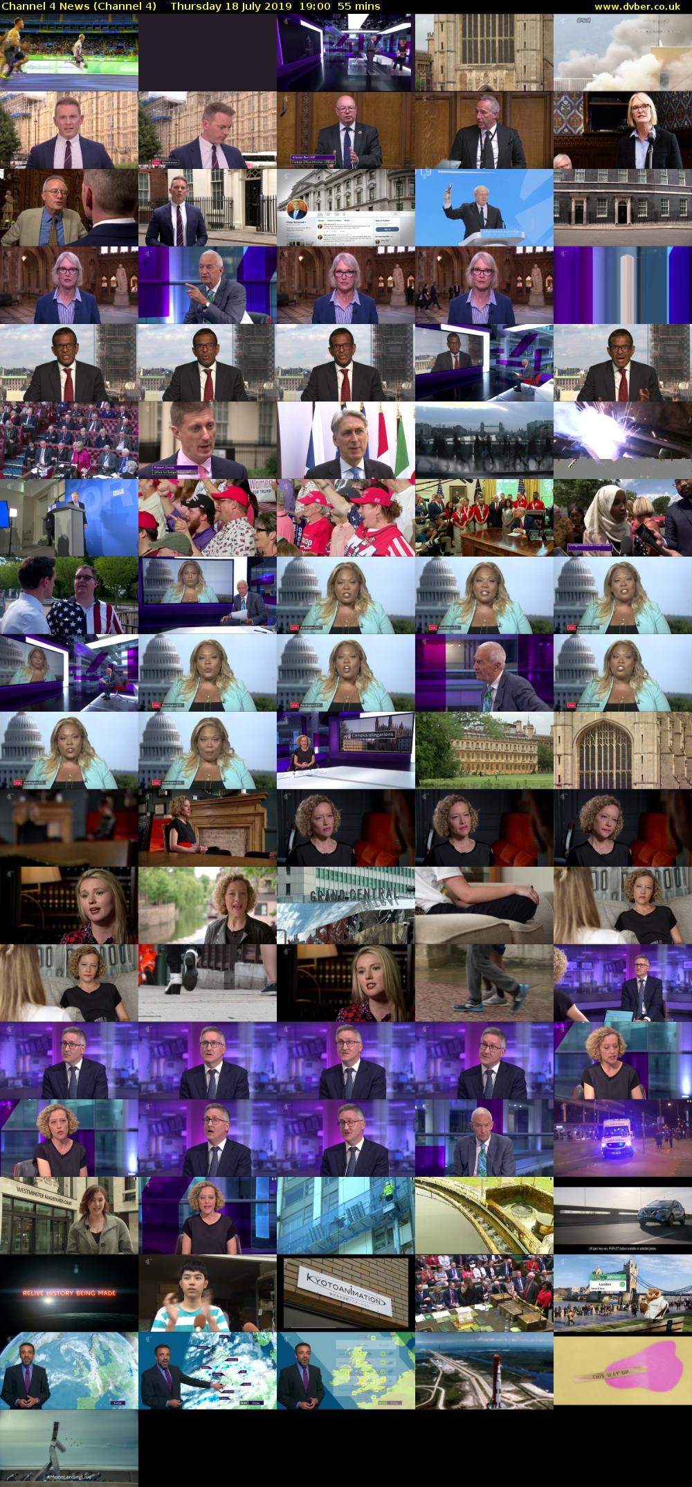 Channel 4 News (Channel 4) Thursday 18 July 2019 19:00 - 19:55