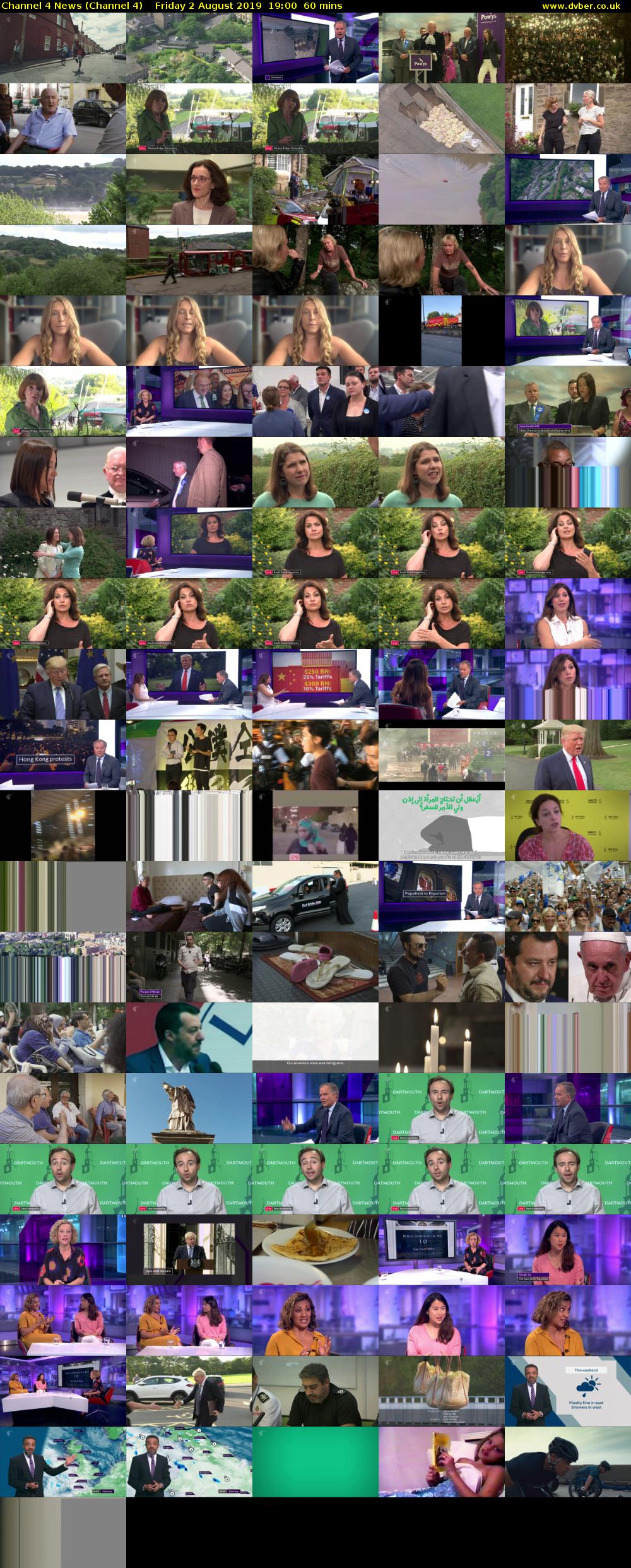 Channel 4 News (Channel 4) Friday 2 August 2019 19:00 - 20:00