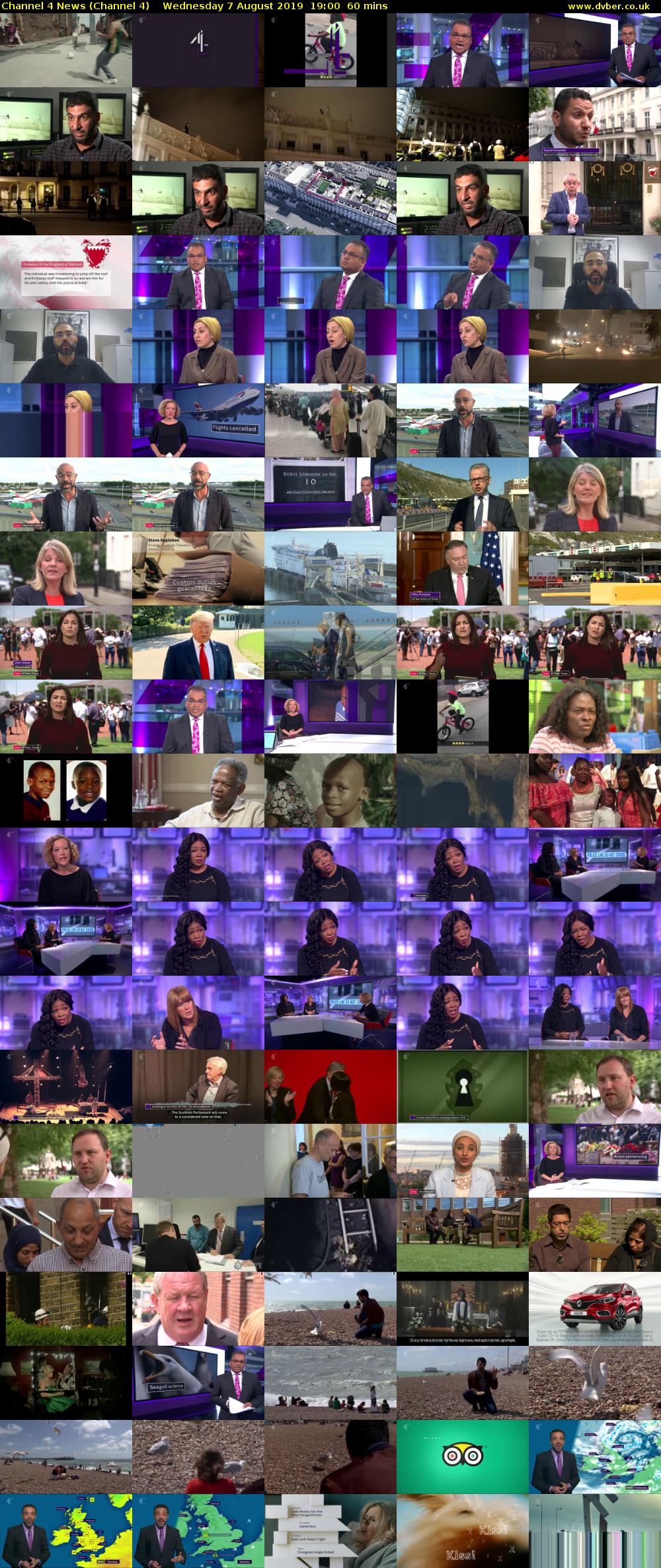 Channel 4 News (Channel 4) Wednesday 7 August 2019 19:00 - 20:00