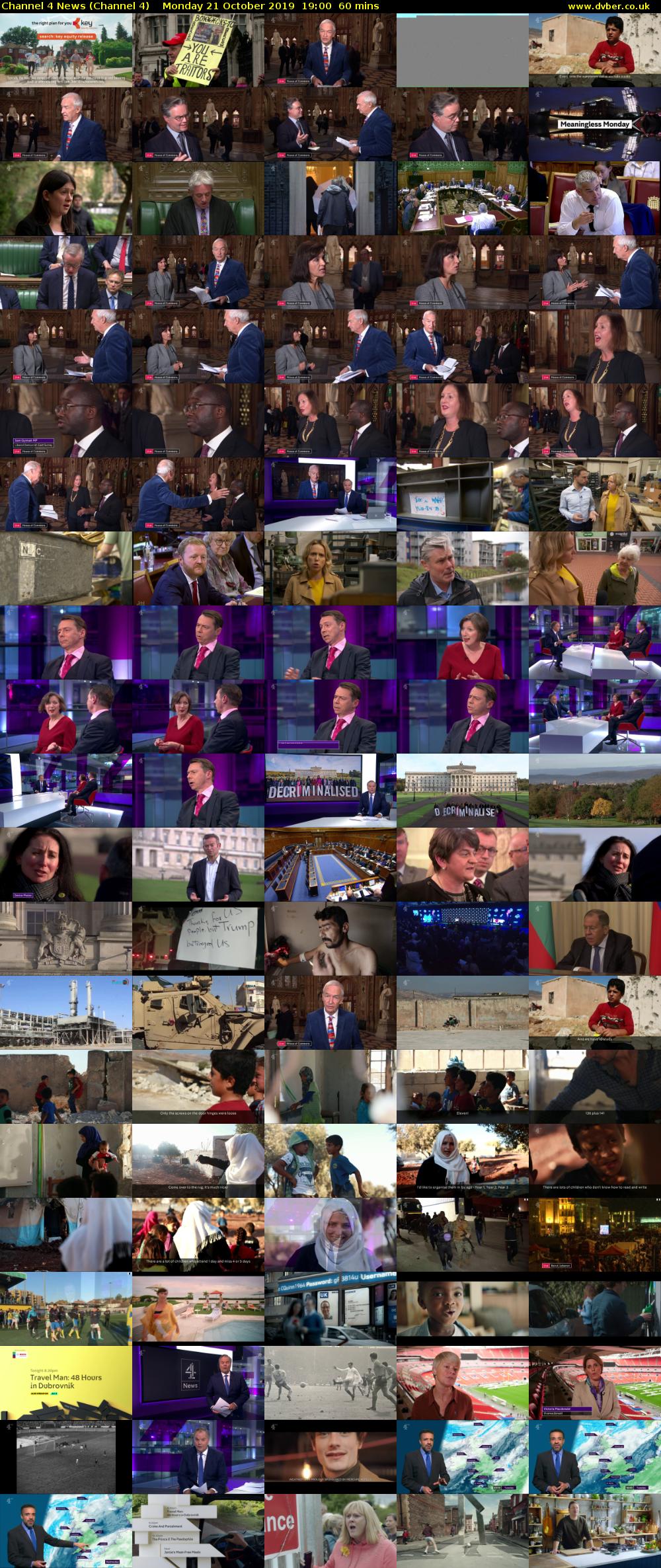 Channel 4 News (Channel 4) Monday 21 October 2019 19:00 - 20:00