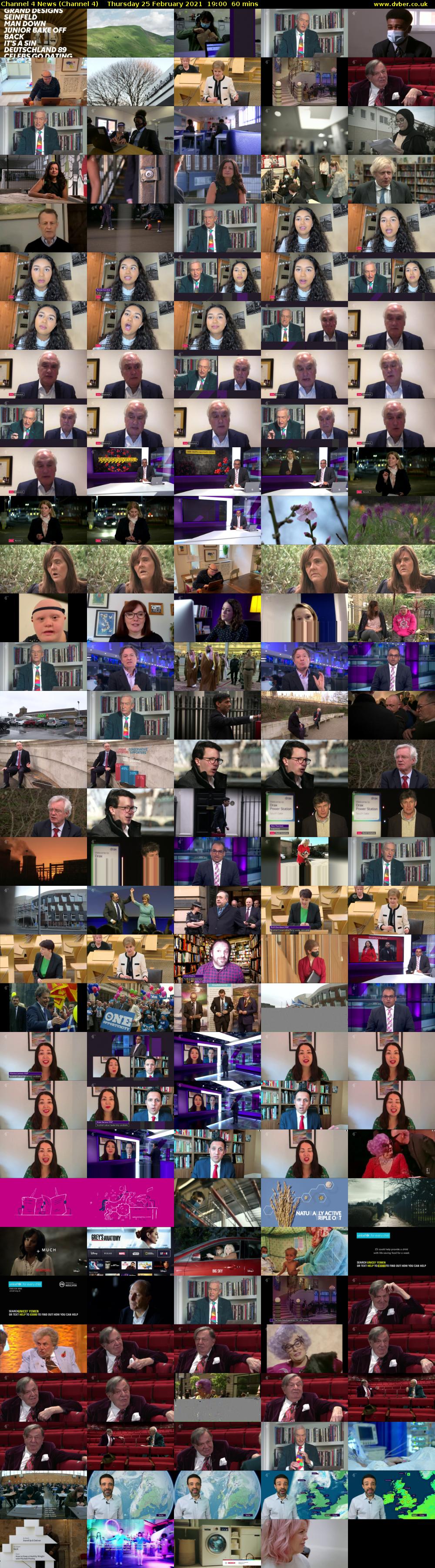 Channel 4 News (Channel 4) Thursday 25 February 2021 19:00 - 20:00