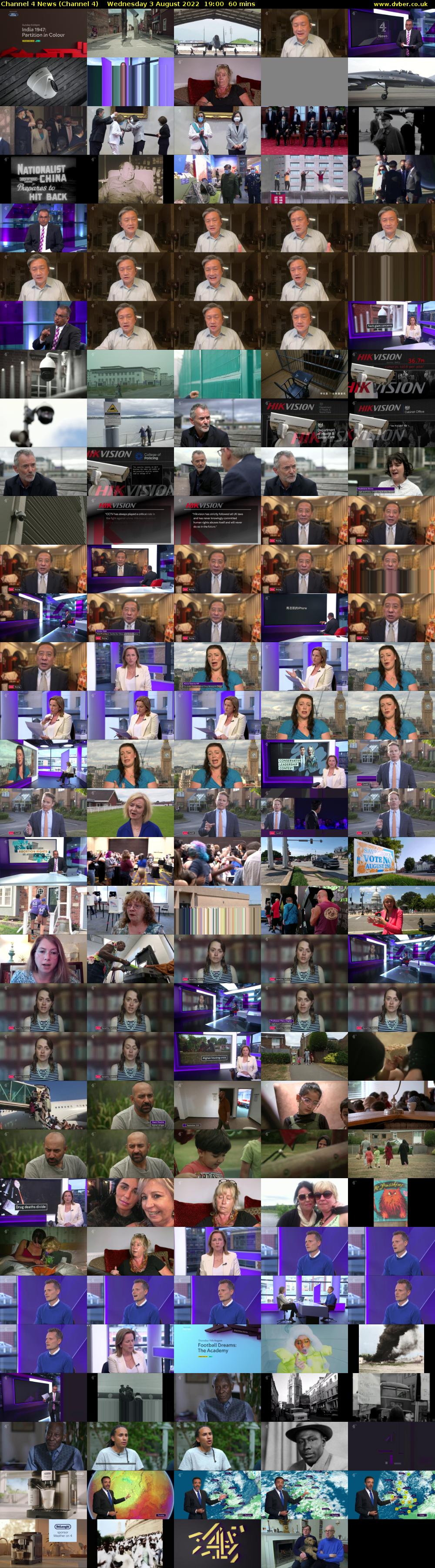 Channel 4 News (Channel 4) Wednesday 3 August 2022 19:00 - 20:00