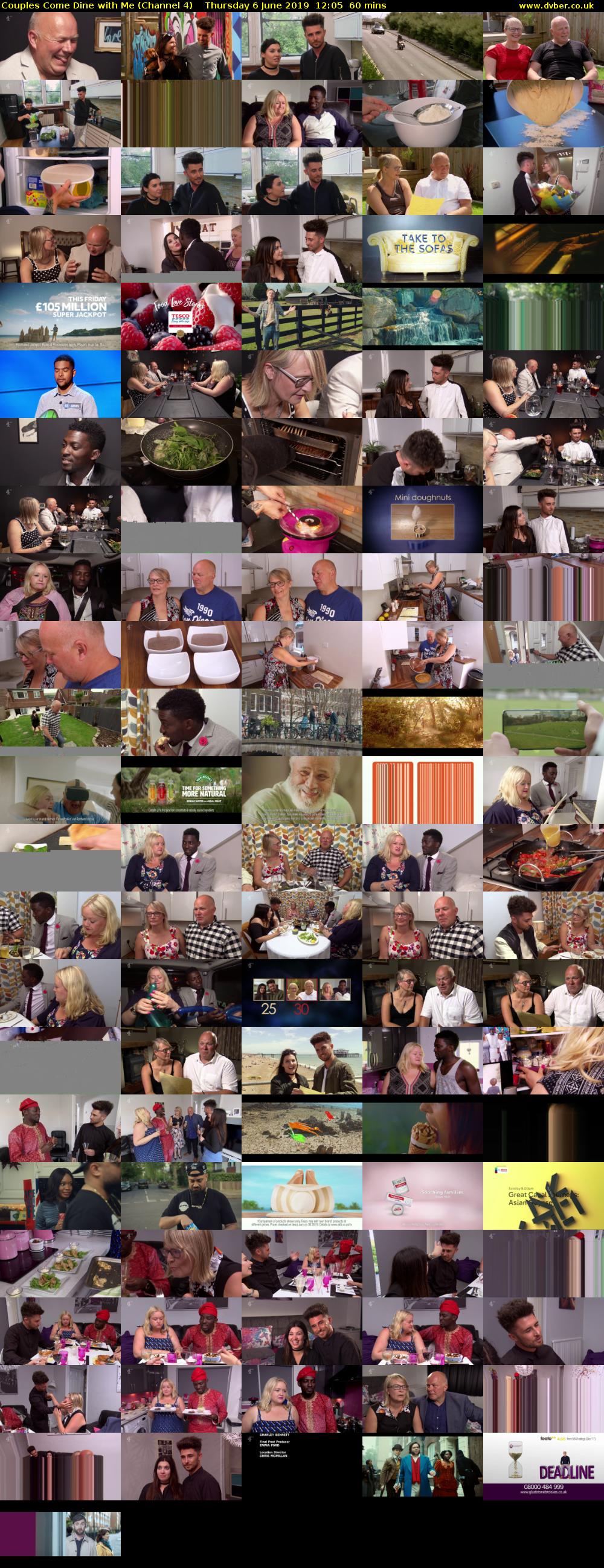 Couples Come Dine with Me (Channel 4) Thursday 6 June 2019 12:05 - 13:05