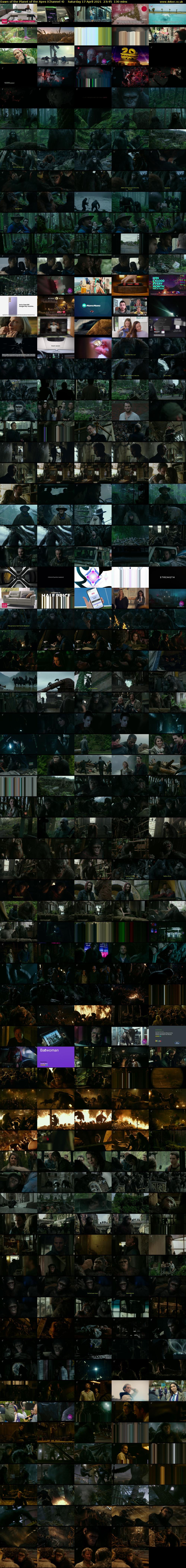 Dawn of the Planet of the Apes (Channel 4) Saturday 17 April 2021 23:45 - 01:55