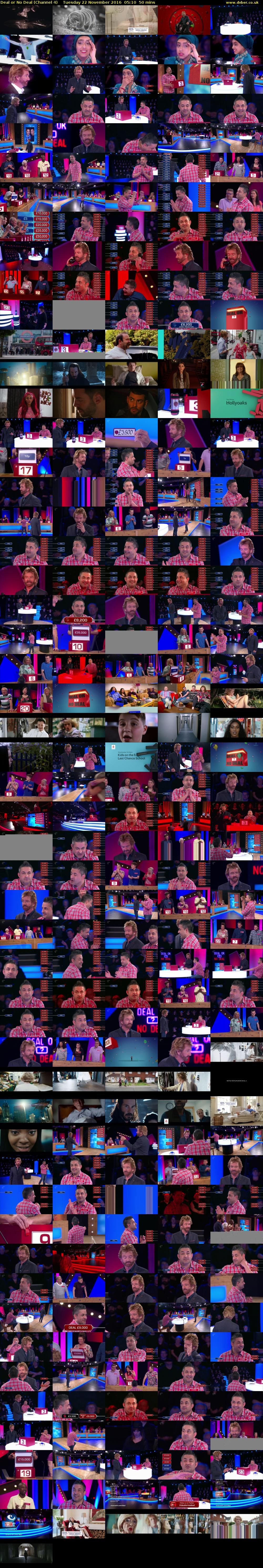 Deal or No Deal (Channel 4) Tuesday 22 November 2016 05:10 - 06:00