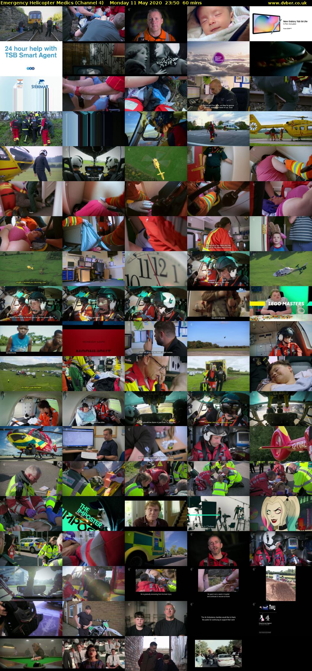 Emergency Helicopter Medics (Channel 4) Monday 11 May 2020 23:50 - 00:50