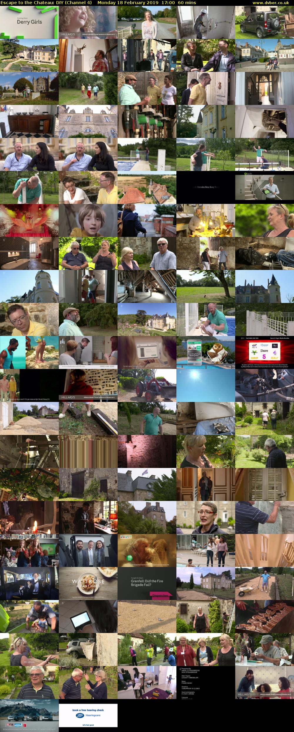 Escape to the Chateau: DIY (Channel 4) Monday 18 February 2019 17:00 - 18:00