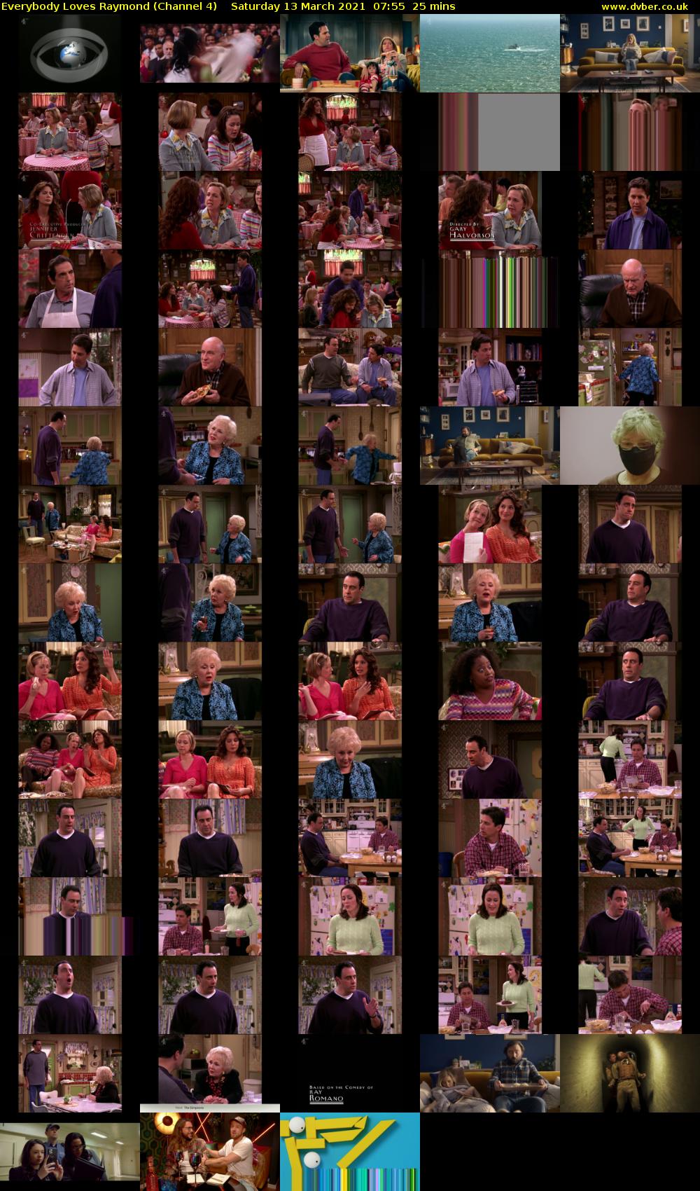 Everybody Loves Raymond (Channel 4) Saturday 13 March 2021 07:55 - 08:20