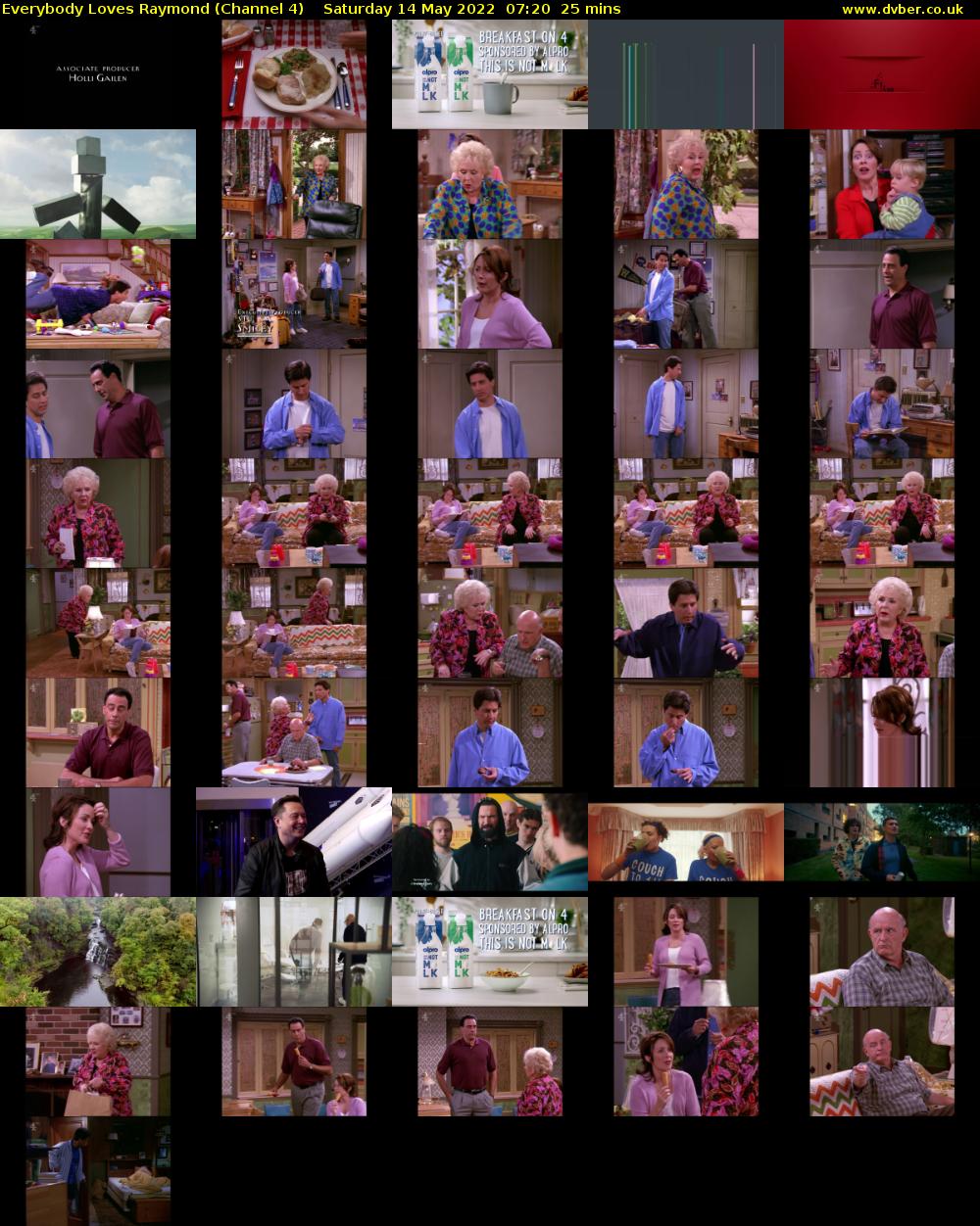 Everybody Loves Raymond (Channel 4) Saturday 14 May 2022 07:20 - 07:45