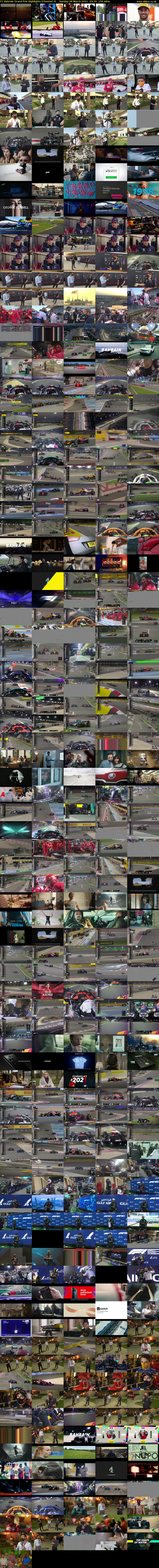 F1 Bahrain Grand Prix Highlights (Channel 4) Sunday 28 March 2021 20:30 - 23:00
