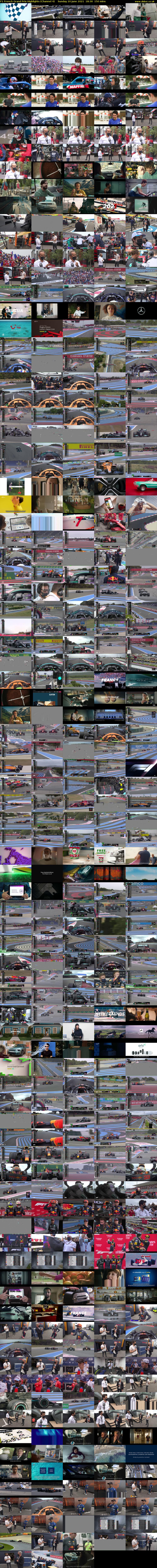 F1 French Grand Prix Highlights (Channel 4) Sunday 20 June 2021 18:30 - 21:00