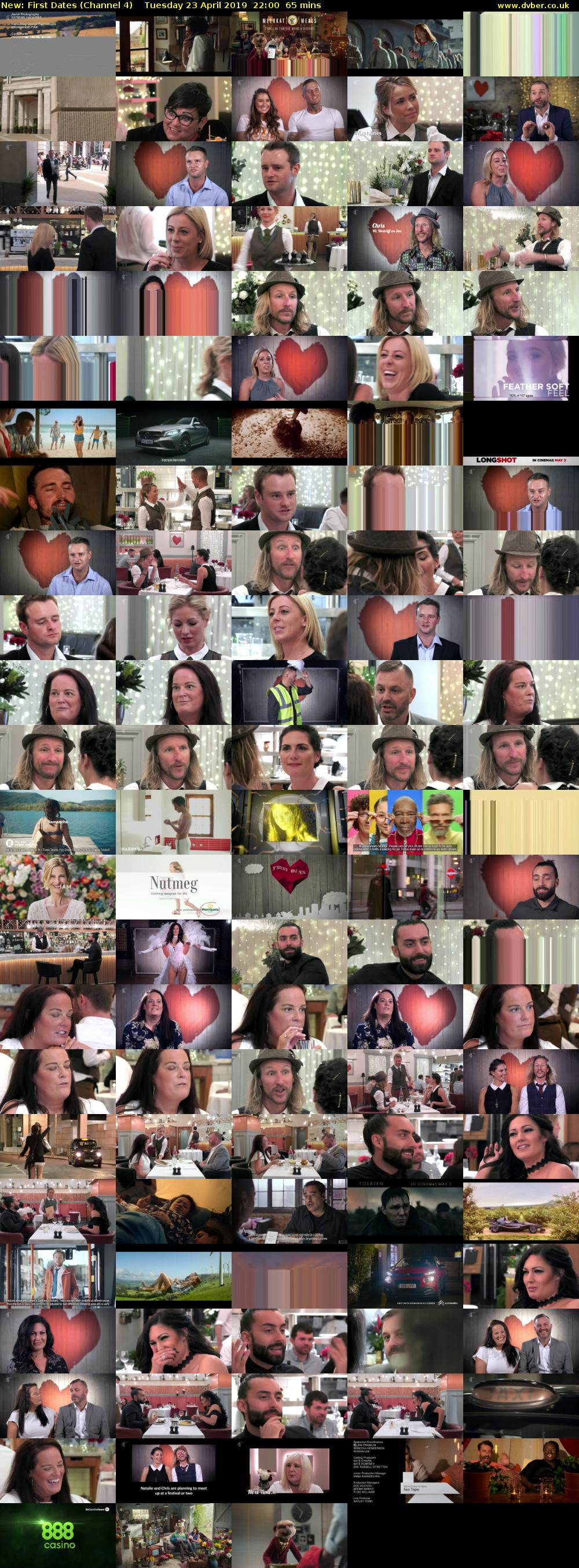 First Dates (Channel 4) Tuesday 23 April 2019 22:00 - 23:05
