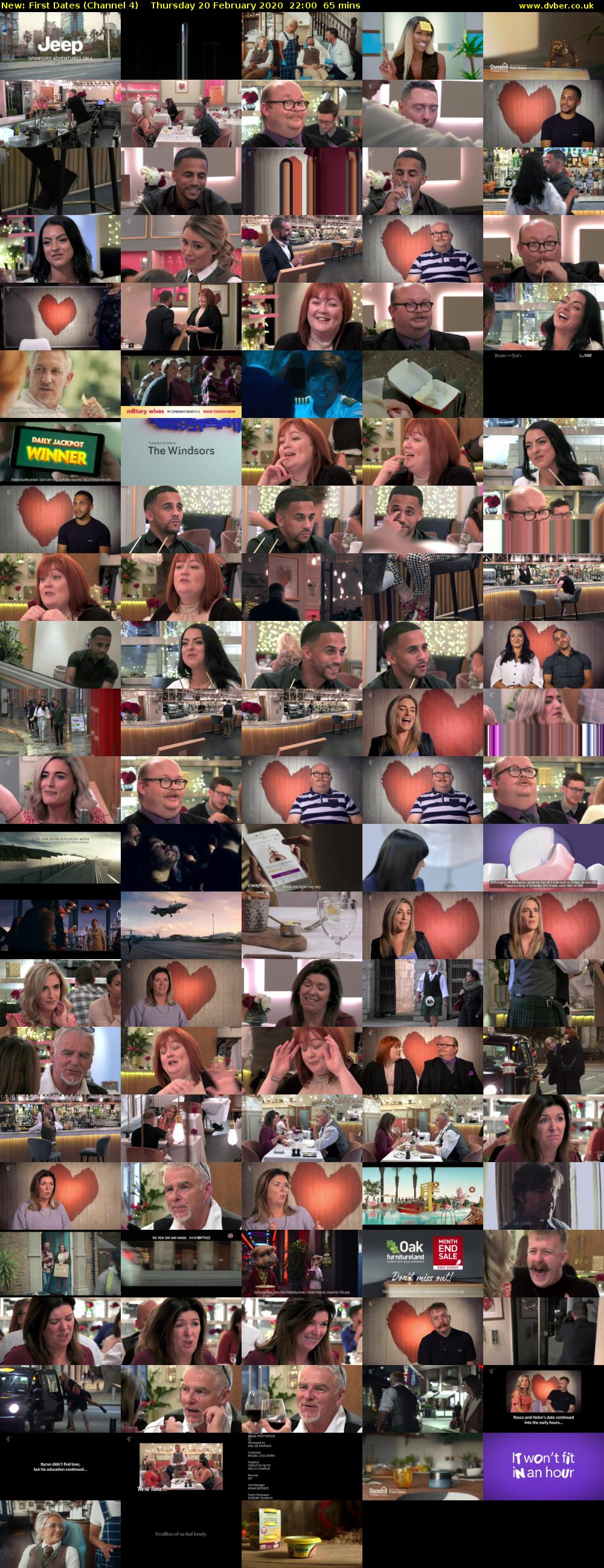 First Dates (Channel 4) Thursday 20 February 2020 22:00 - 23:05