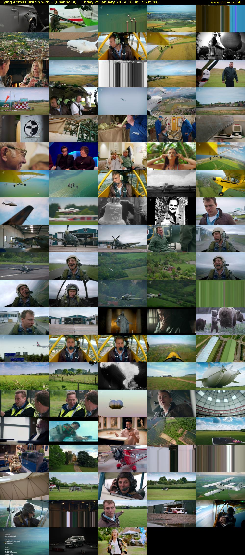 Flying Across Britain with... (Channel 4) Friday 25 January 2019 01:45 - 02:40