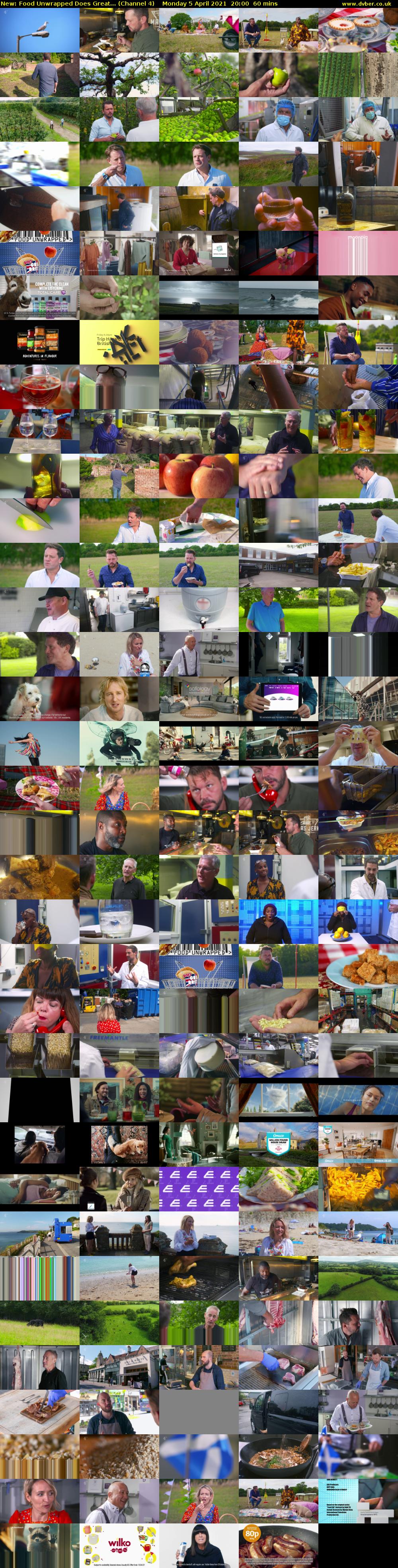 Food Unwrapped Does Great... (Channel 4) Monday 5 April 2021 20:00 - 21:00
