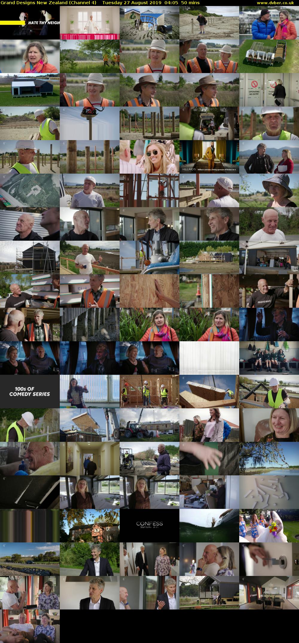 Grand Designs New Zealand (Channel 4) Tuesday 27 August 2019 04:05 - 04:55