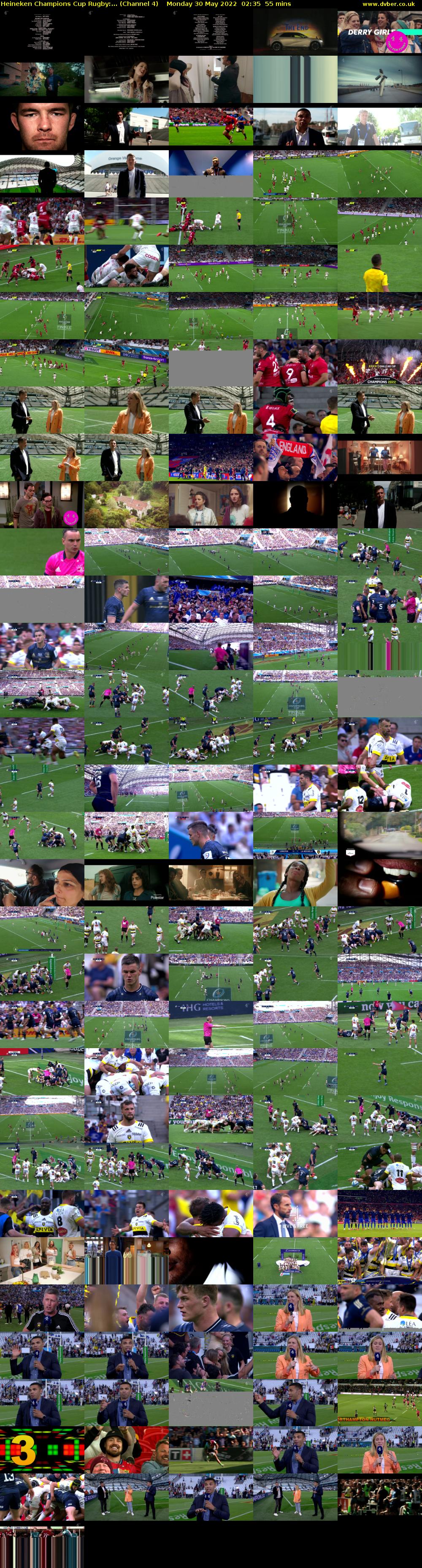 Heineken Champions Cup Rugby:... (Channel 4) Monday 30 May 2022 02:35 - 03:30