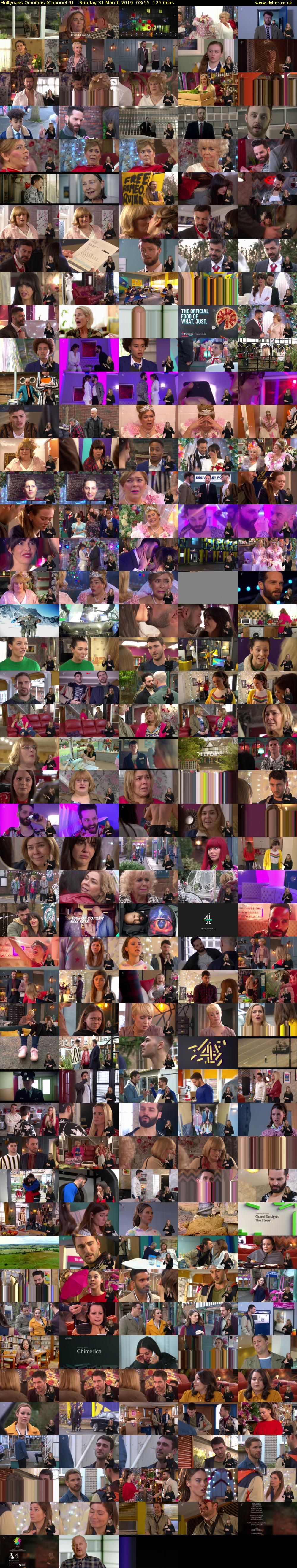 Hollyoaks Omnibus (Channel 4) Sunday 31 March 2019 03:55 - 06:00
